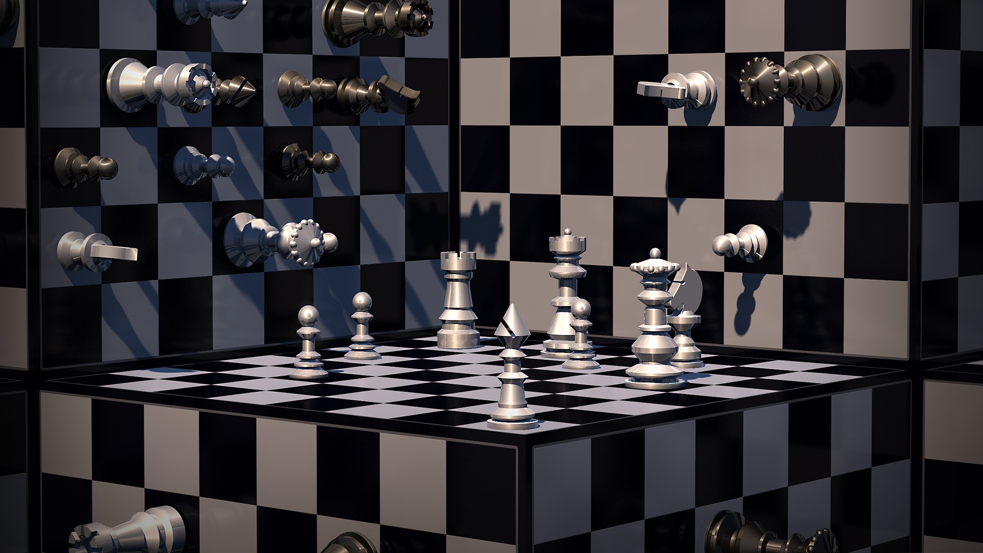 O xadrez é capaz de aumentar o QI, pois envolve memória, concentração,  lógica e pensamento analítico. Foto: Dan Zen.